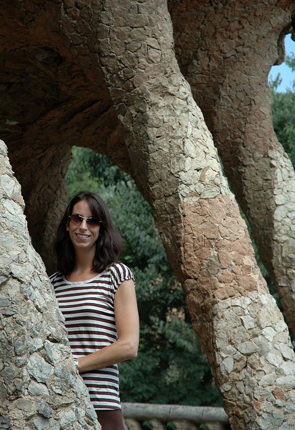 023 Tracy at the Park Guell